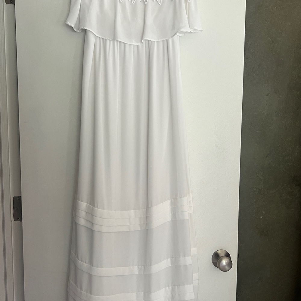 Floor length sun dress